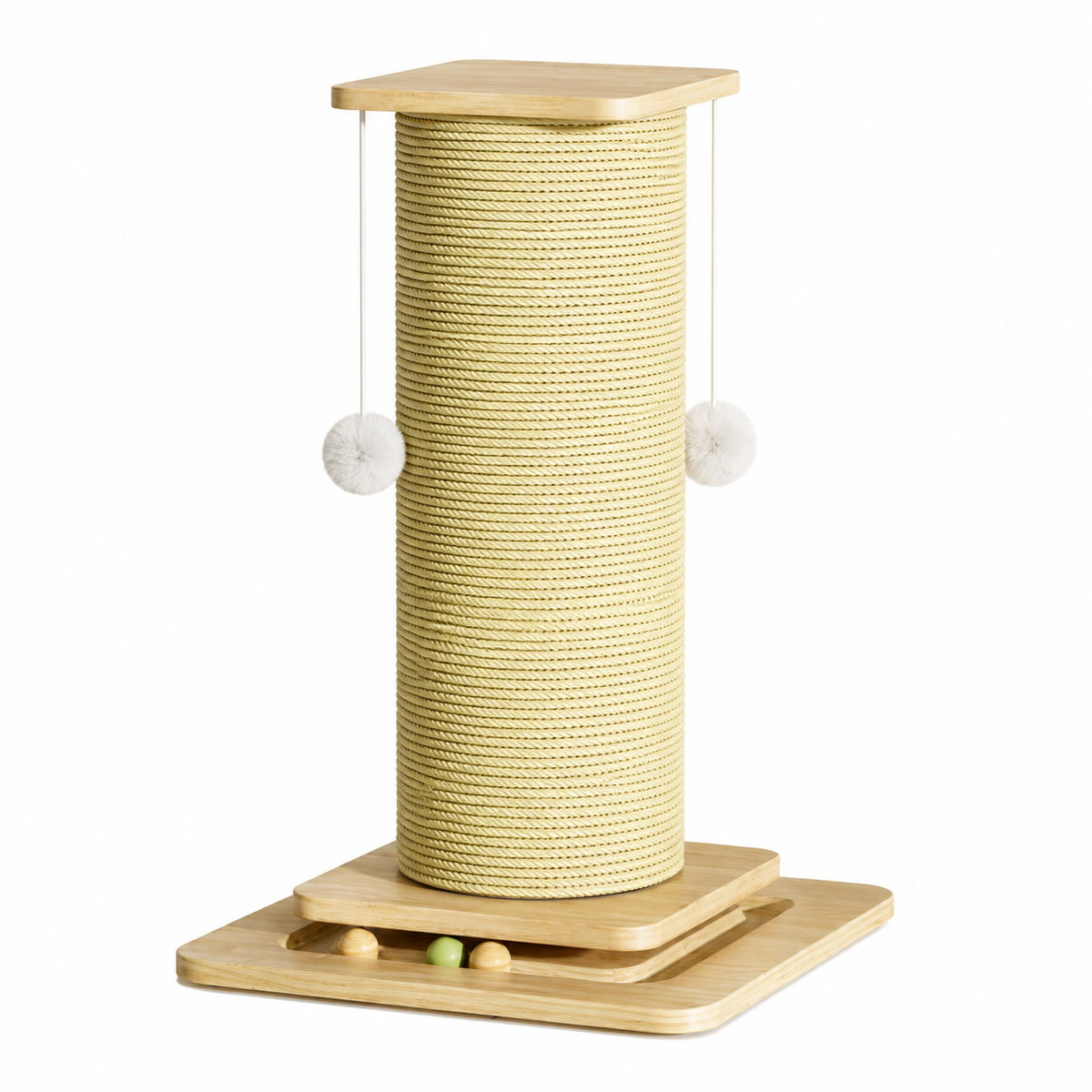 Griffoir Vertical en Sisal avec jeux pour Chat