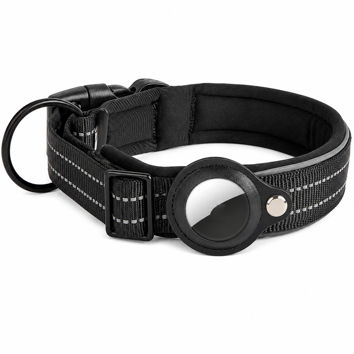 Collier réfléchissant pour chien compatible AirTag