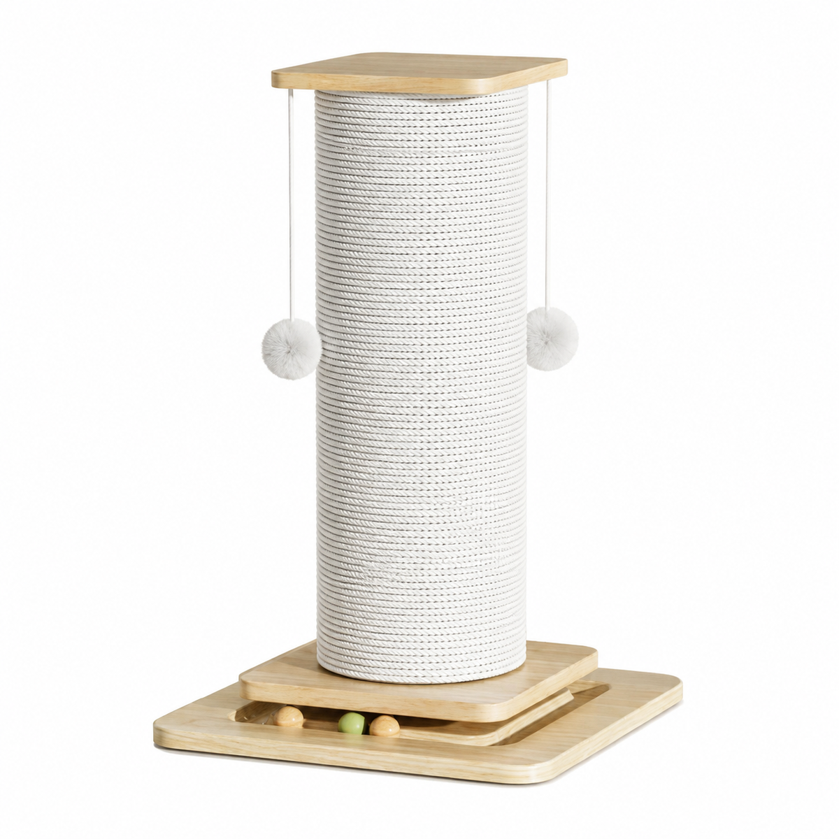 Griffoir Vertical en Sisal avec jeux pour Chat