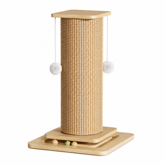 Griffoir Vertical en Sisal avec jeux pour Chat