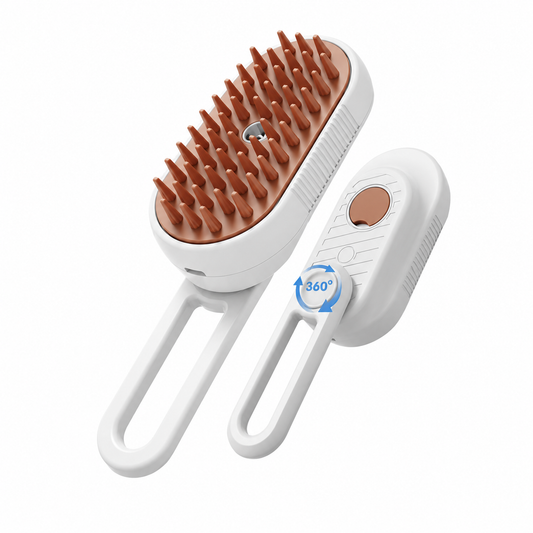 Brosse de Toilettage avec Brumisation pour Chien et Chat
