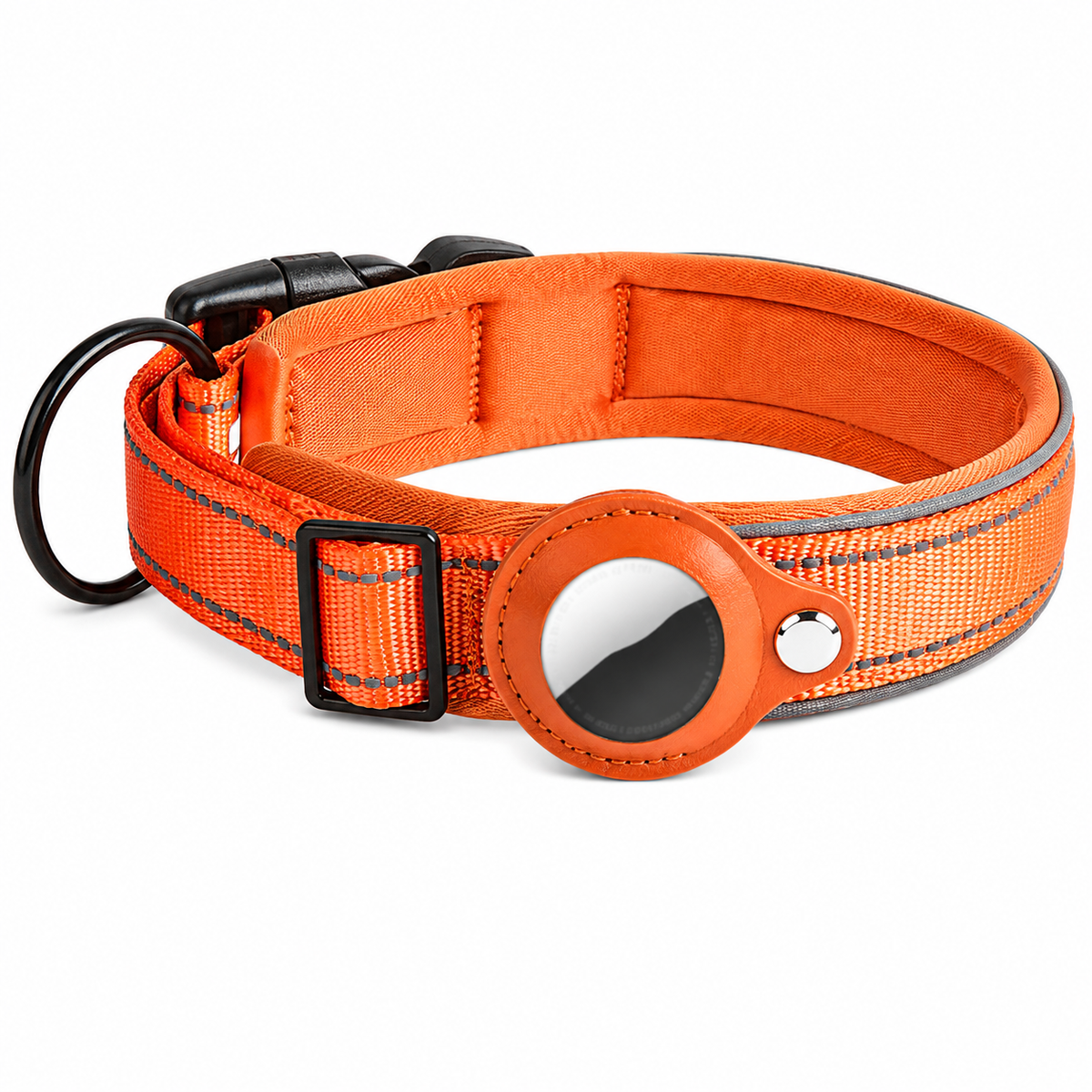 Collier réfléchissant pour chien compatible AirTag