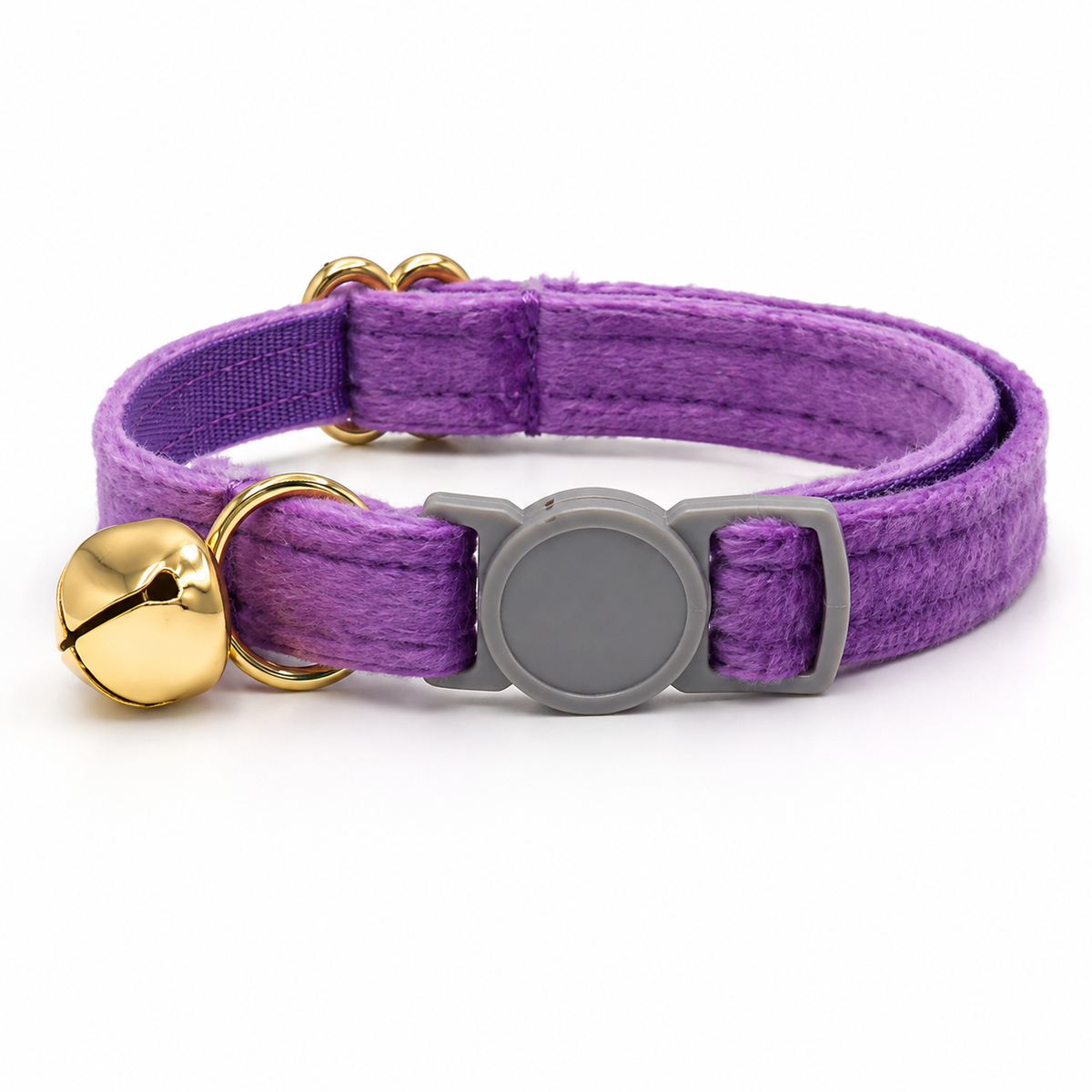 Collier en Velours pour Chat avec Clochette
