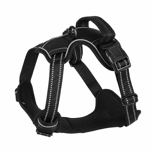 Harnais anti-traction respirant et réfléchissant pour chien