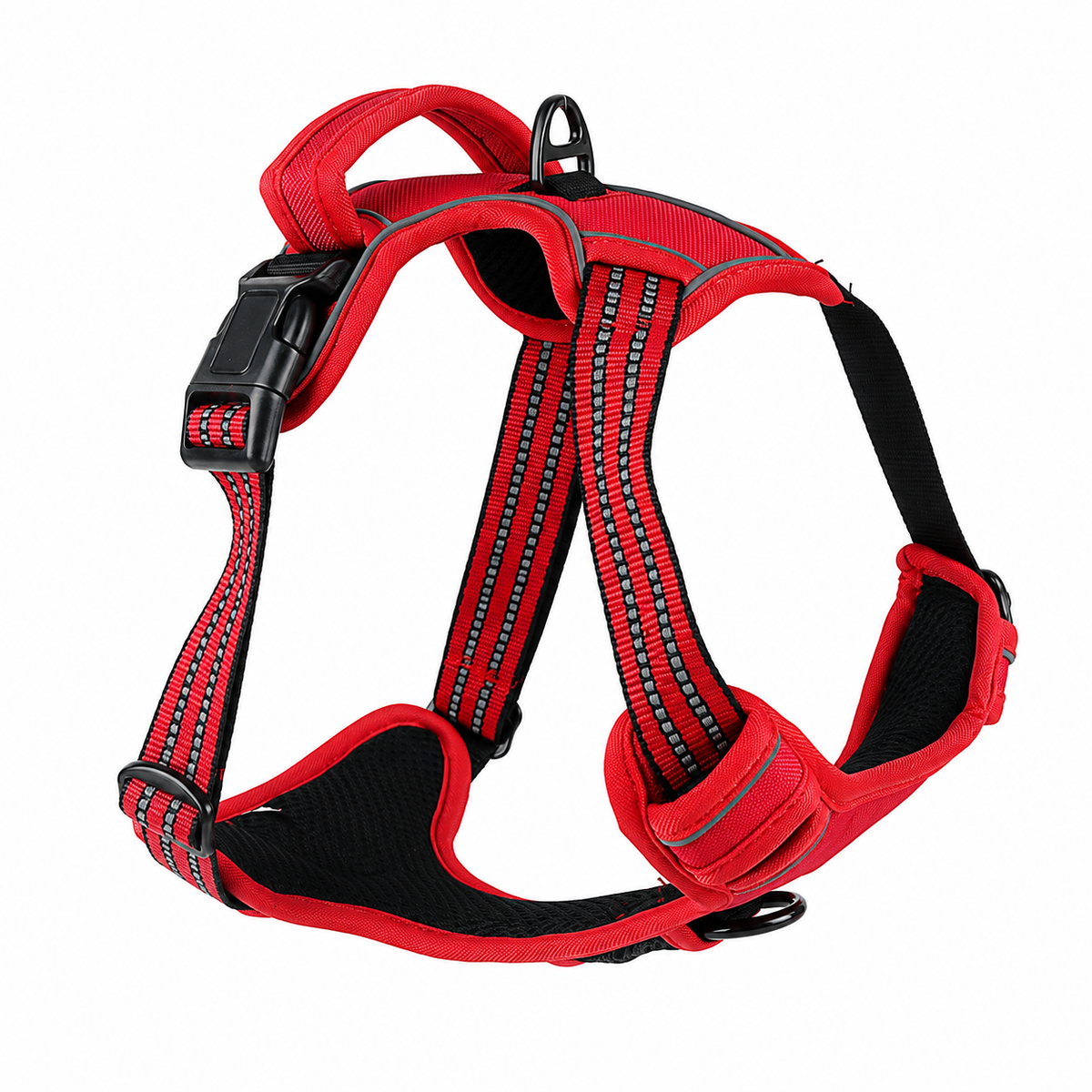 Harnais anti-traction respirant et réfléchissant pour chien