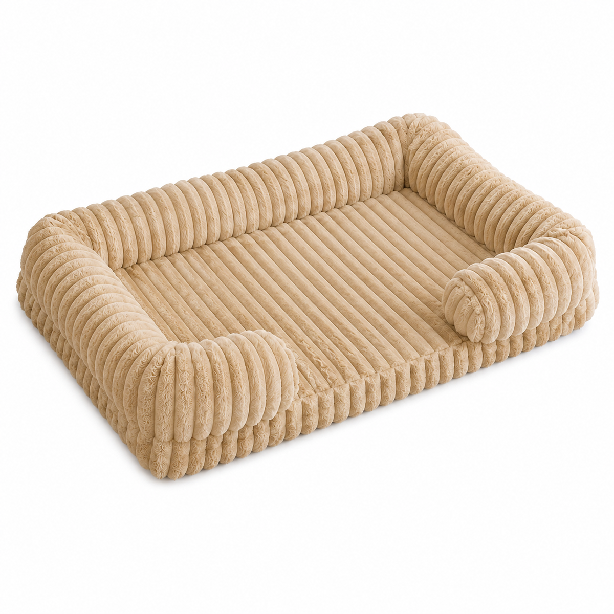 Panier rectangulaire douillet pour chien