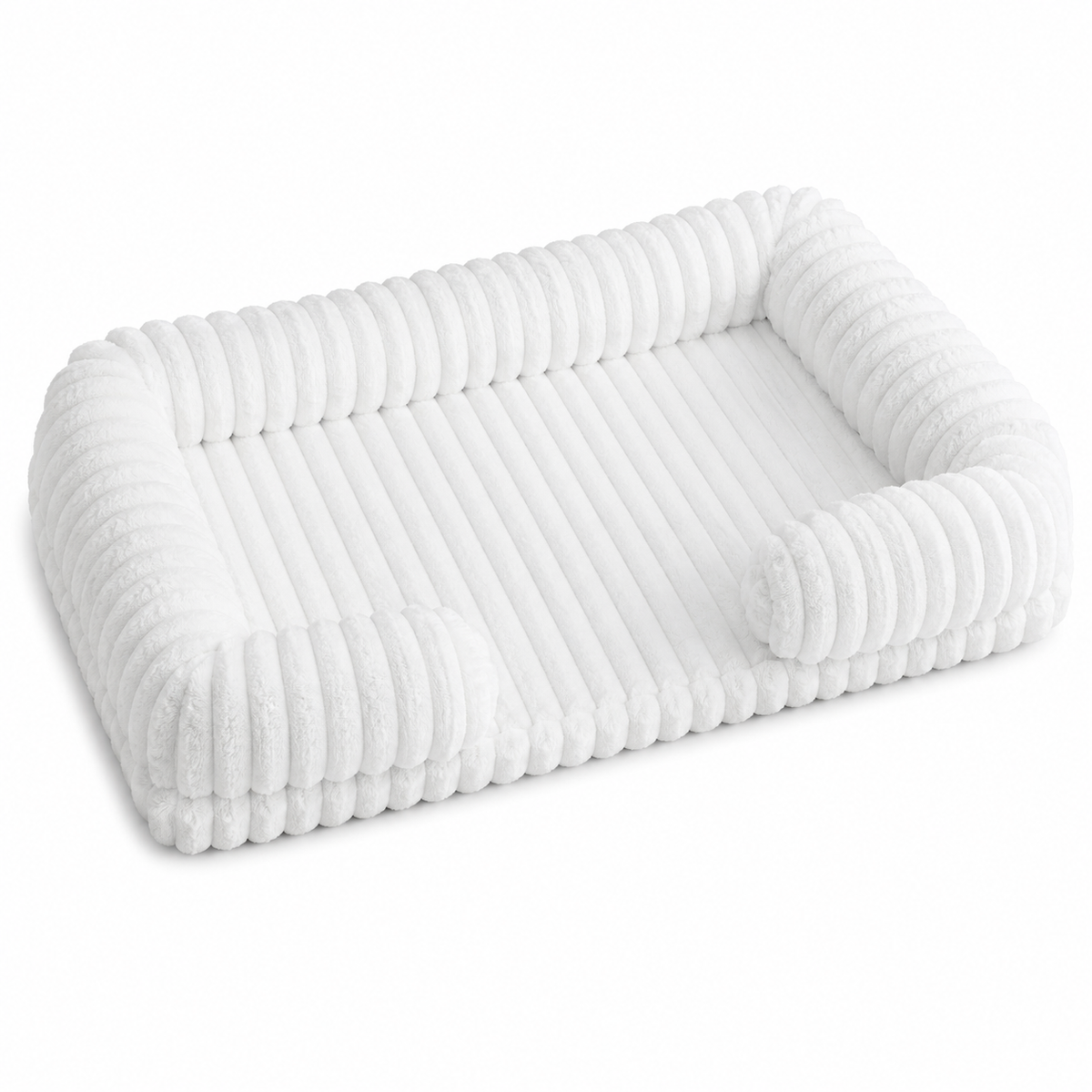 Panier rectangulaire douillet pour chien