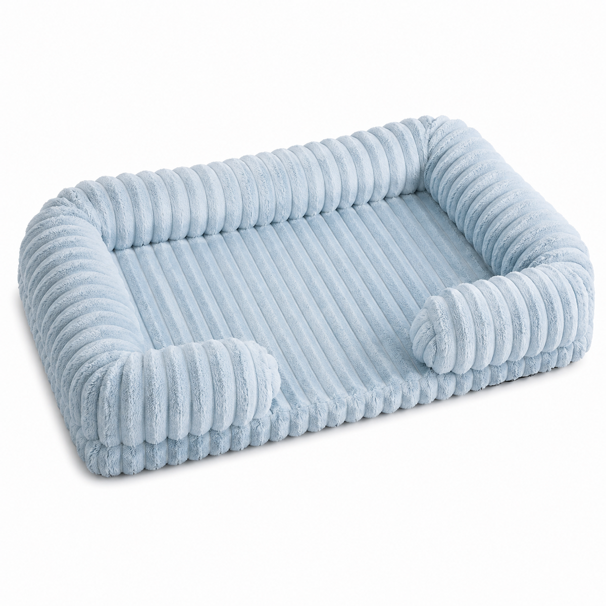 Panier rectangulaire douillet pour chien